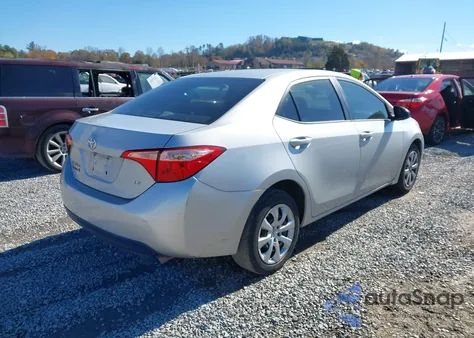 2018 Toyota Corolla Le из США, поврежденный, VIN 2T1BURHE1JC045313